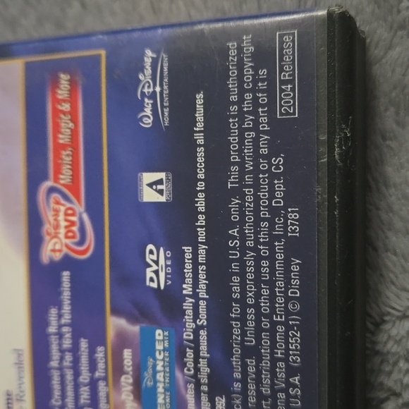 Disney Aladdin 2 Disc DVD Set Platinum Edition 2004 Release - Picture 5 of 5